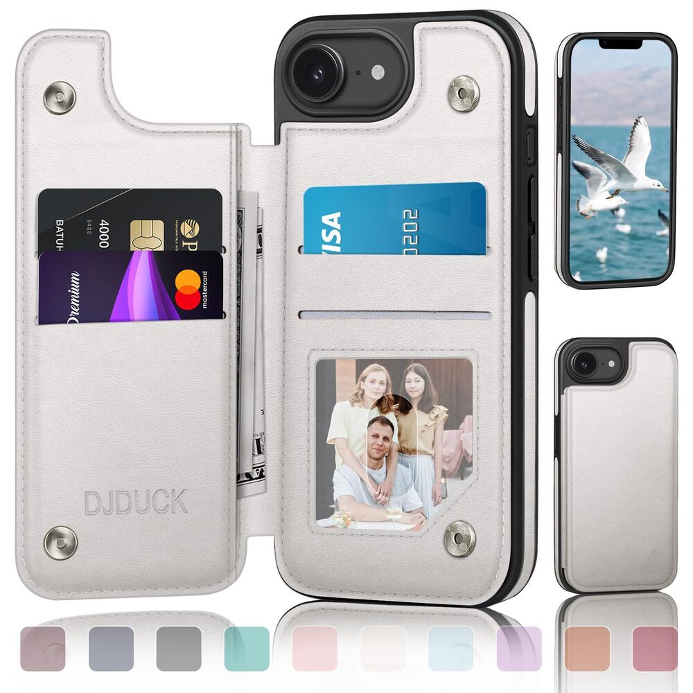 IPhone 16e 6.1"/IPhone 17e 6.1" Case Wallet With Card Holder, 20M-196PH005